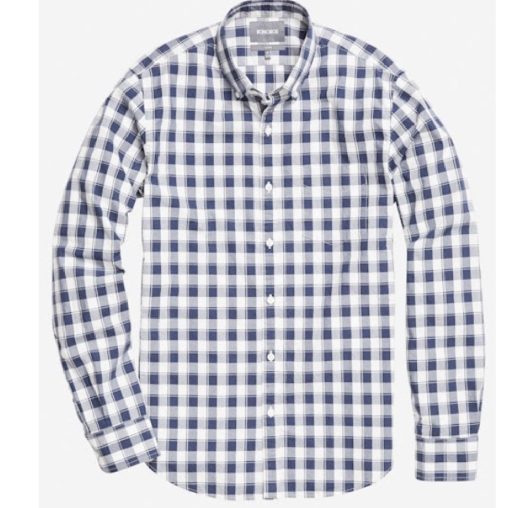 Bonobos Washed Button-Down Tailored Medium In Nav… - image 1